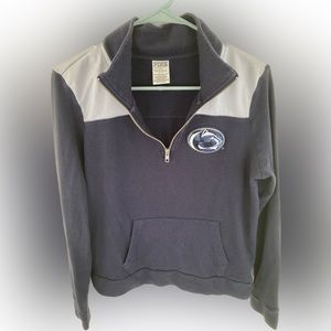 Victoria’s Secret pink Penn State logo quarter zip sweater